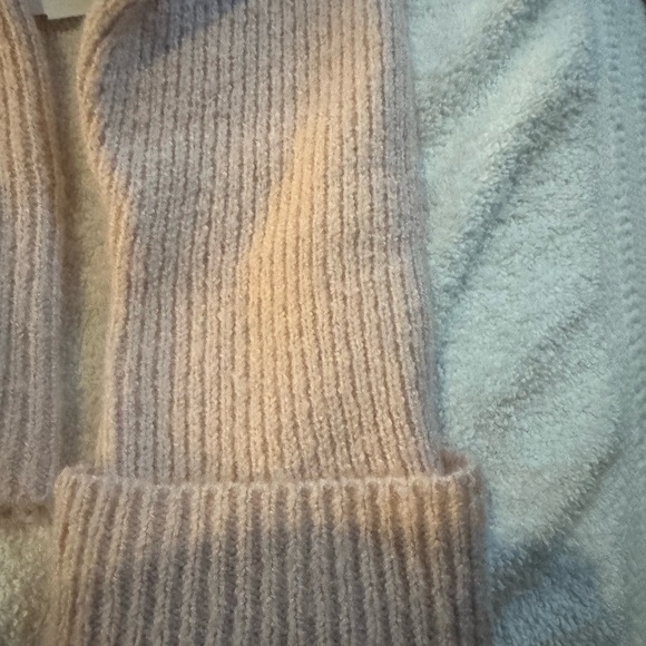 Treasure & Bond Ribbed One Shoulder Sweater - light pink - Picture 2 of 5